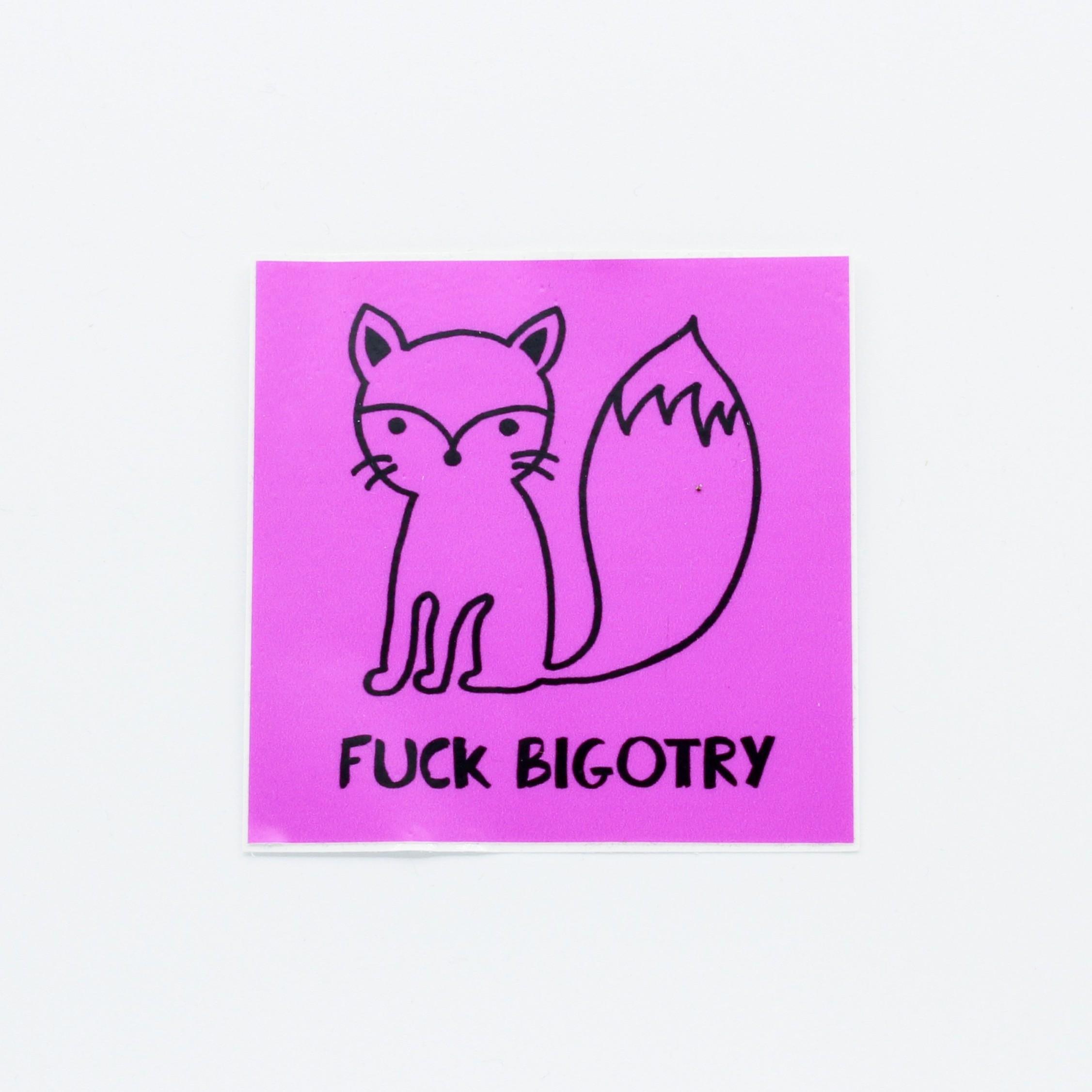 Fuck Bigotry Sticker Firestorm Books