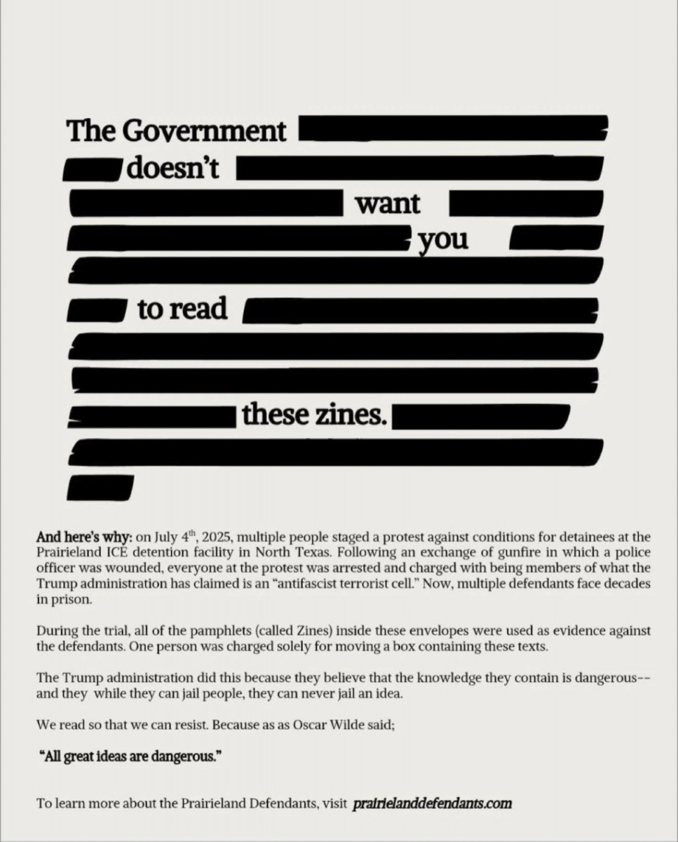 The Government Doesn't Want You To Read These Zines