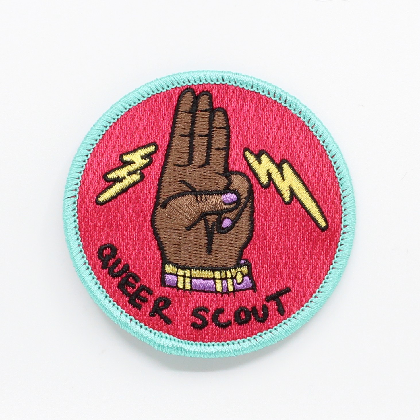 Queer Scout Badge (Pink) | Firestorm Books
