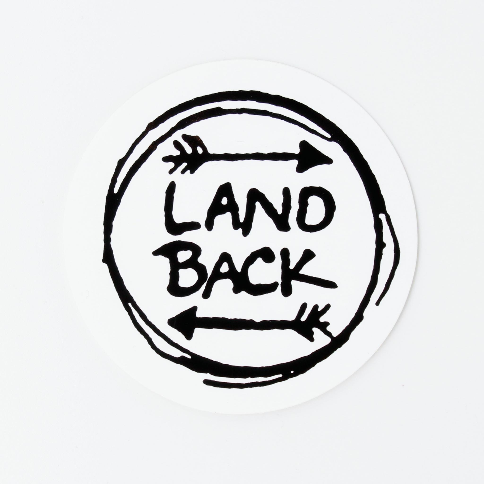 Land Back Sticker | Firestorm Books